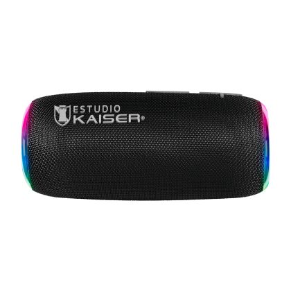 Bocina portátil de 20 W RMS xtreme box luz led, negro