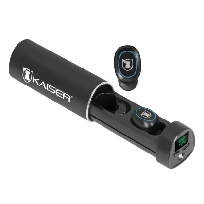 Audífonos True Wireless Bluetooth con linterna negro