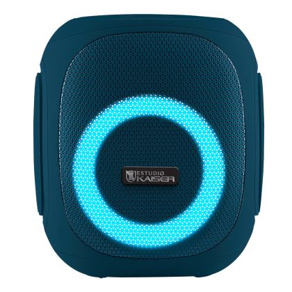 Bocina portátil recargable de 30 W RMS Azul
