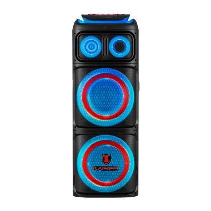 Bafle profesional activo 2x12" de 50,000 W PMPO