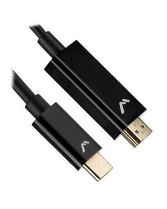 Cable tipo C a HDMI, negro