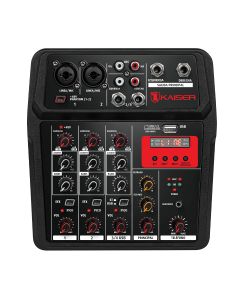 Mezcladora de audio Bluetooth® 4 canales 15 m