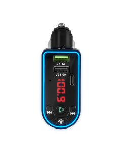 Transmisor Bluetooth FM flexible 150° manos libres y cargador