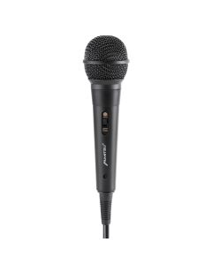 Micrófono alámbrico unidireccional HI-FI con adaptador negro