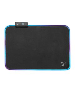Mouse pad antiderrapante gamer led rainbow cable micro USB