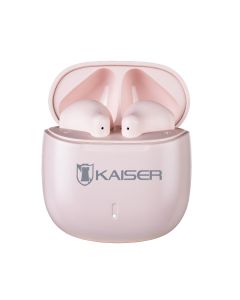 Audífonos True Wireless con batería recargable, rosa