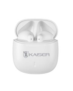 Audífonos True Wireless con batería recargable, blanco