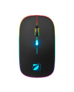 Mouse recargable inalámbrico para PC/Mac 1,600 dpis 10 m