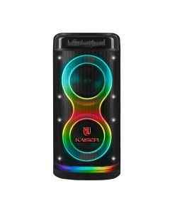 Bafle profesional 2X10" 60,000 W PMPO con micrófono