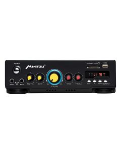 Amplificador de audio 180 W PMPO con adaptador de 2 canales