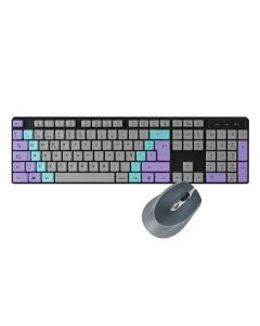 Kit de teclado multimedia 104 teclas y mouse 4D/800-1600 DPIs