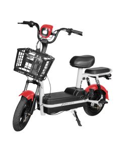 Bicicleta Eléctrica de 3 velocidades - Rojo con Blanco