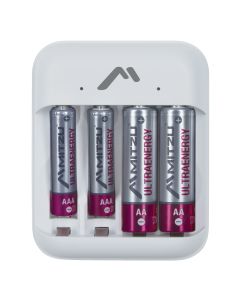 Cargador de baterías con cable USB