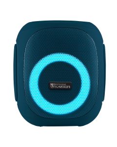 Bocina portátil recargable de 30 W RMS Azul