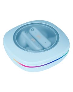 Audífonos True Wireless con luz Led rainbow - Azules