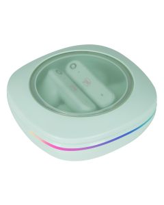 Audífonos True Wireless con luz Led rainbow - Verdes