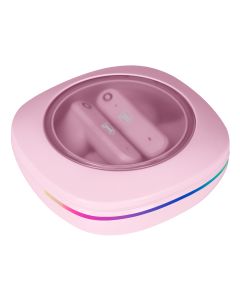 Audífonos True Wireless con luz Led rainbow - Rosas