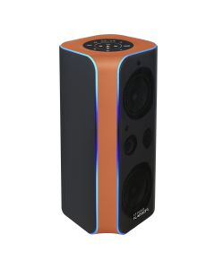 Bafle profesional portátil de 2 X 6.5" con 80 W RMS - Naranja