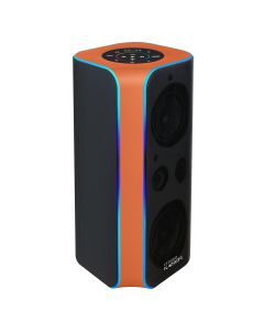 Bafle profesional portátil de 2 X 6.5" con 80 W RMS - Naranja