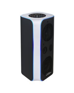Bafle profesional portátil de 2 X 6.5" con 80 W RMS - Blanco