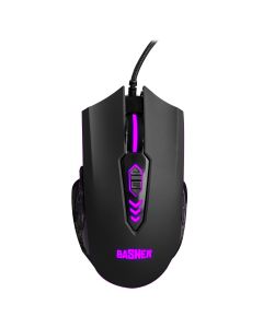 Mouse gamer alámbrico para PC/Mac 6,400 dpis con luz led