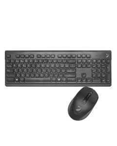 Kit de teclado y mouse para PC/Mac inalámbrico 10 m, negro