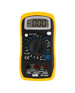 Multímetro digital con alarma y probador de frecuencia