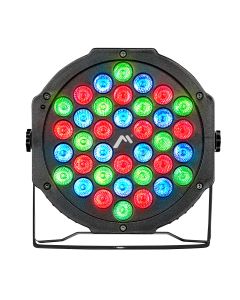 Luz par 64 de 36 leds RGB audio rítmica de 20 W