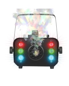 Máquina de humo con luz led RGB 1,200 W