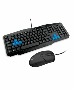 Kit de teclado y mouse alámbrico 8 teclas azules para PC/Mac