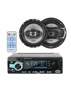 Kit de autoestéreo con 2 bocinas de 6 1/2"