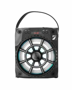 Bocina 6.5" portátil de 1,8 W RMS con puertos micro SD y USB