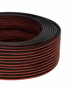 Cable bicolor de 22 AWG para sonido móvil con rollo 100 m