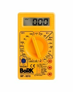 Multímetro digital con frecuencia buzzer