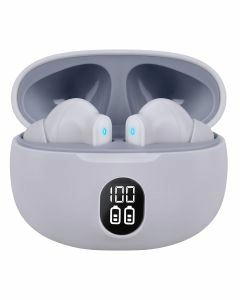 Audífonos True Wireless con display de carga - Blancos