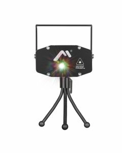 Mini láser efecto de puntos y líneas con tripié