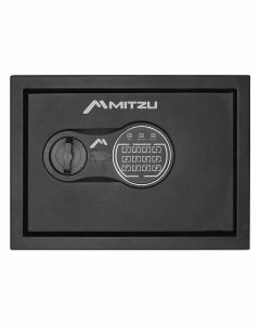 Caja fuerte electrónica con doble pasador 35 x 25 x 25 cm