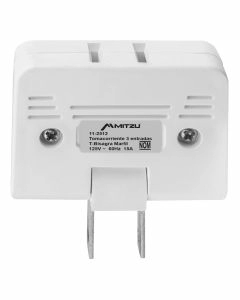 Clavija adaptadora con bisagra a 3 salidas - 10 piezas