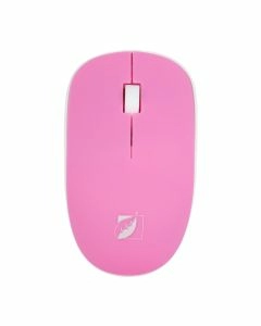 Mouse inalámbrico 2.4 GHz 1,200 dpis 6 botones 10 m, rosa
