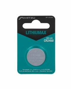 Batería de litio tipo botón CR2450