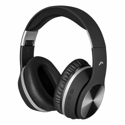 Audífonos de diadema Bluetooth® antiruido, negro