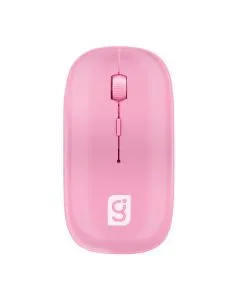 Mouse inalámbrico de 3 botones y 1000 DPIS, rosa