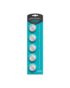 Kit de 5 pilas de litio CR2032 tipo botón de 210 mAh