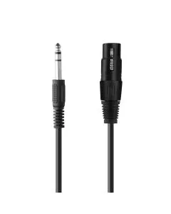 Extensión Jack Cannon® – plug monoaural 6.3 mm de 5 m