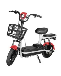 Bicicleta Eléctrica de 3 velocidades - Rojo con Blanco