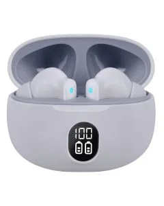 Audífonos True Wireless con display de carga - Blancos