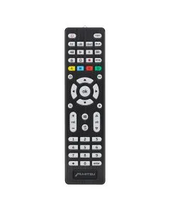 Control remoto universal 4 en 1, (TV, DBS, VCR y DVD, negro