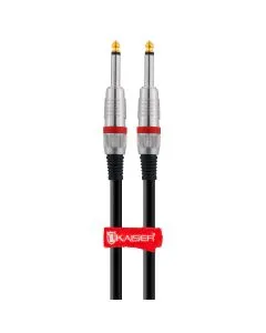 Cable extensión plug profesional monoaural 6.3 mm a 6.3 mm, 3m