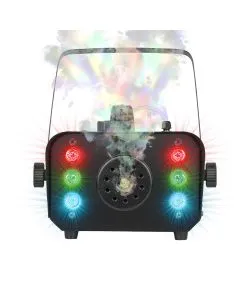 Máquina de humo con luz led RGB 1,200 W