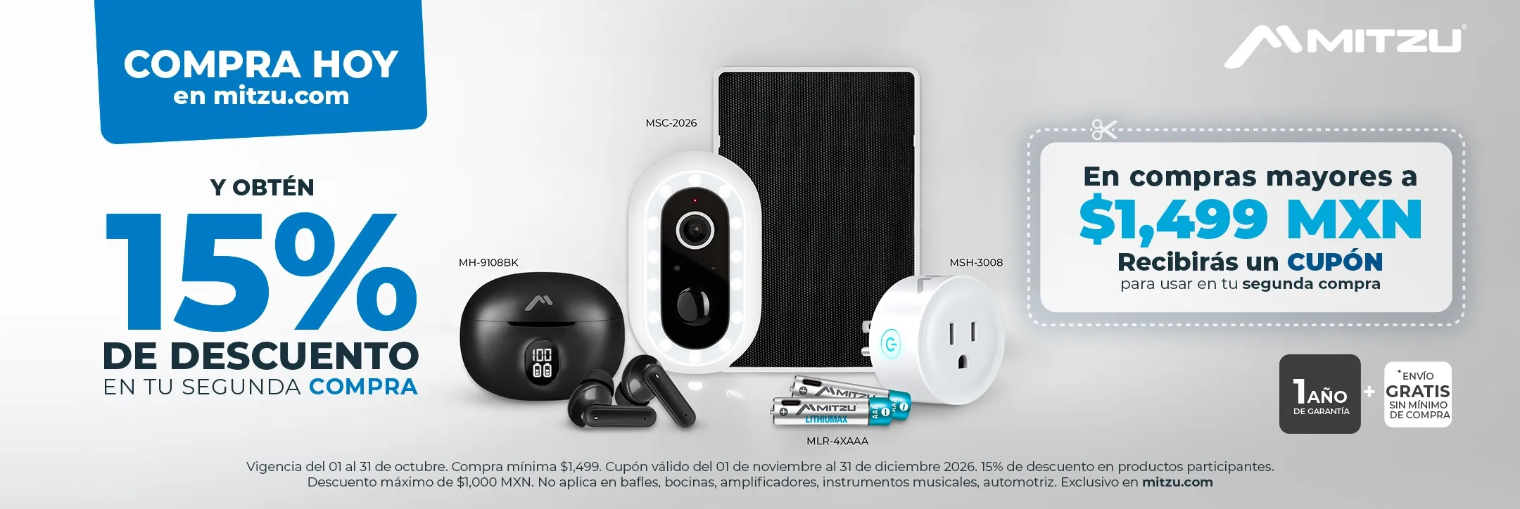 15% de descuento